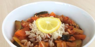 Pikanter Gemüseeintopf – vegan oder auch nicht.