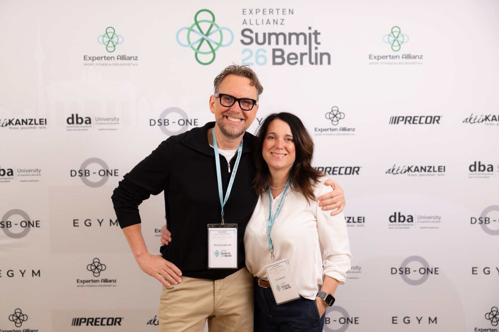 Michael und Iris Leibrecht beim Experten Allianz Summit 2026 in Berlin